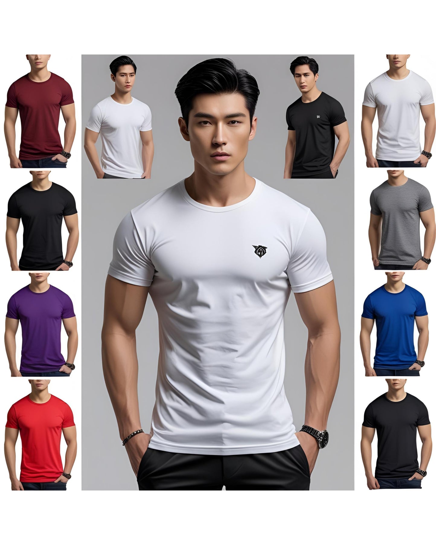 Combo of 10 Lycra T Shirts Rs. 999 Only