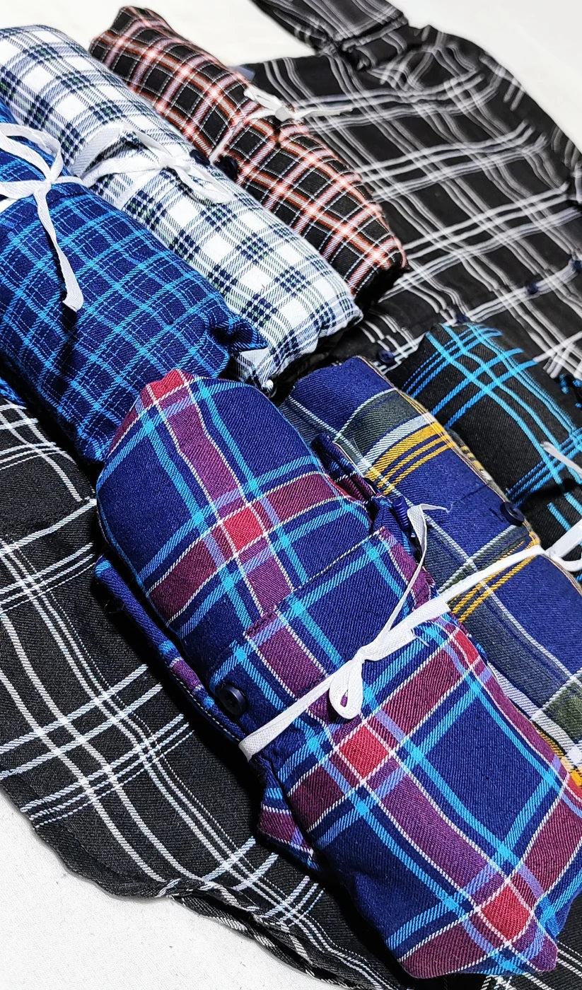 Combo of 5 Cotton Checked Shirts Rs. 999 Only