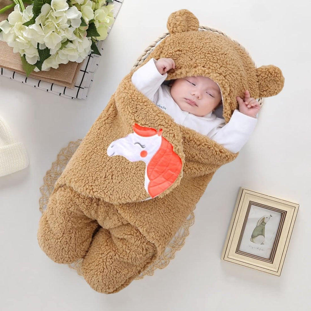 Baby wrapper 0-6 month Brown – RNR Textile