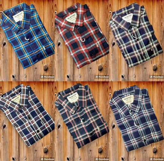 Combo of 5 Cotton Checked Shirts Rs. 999 Only