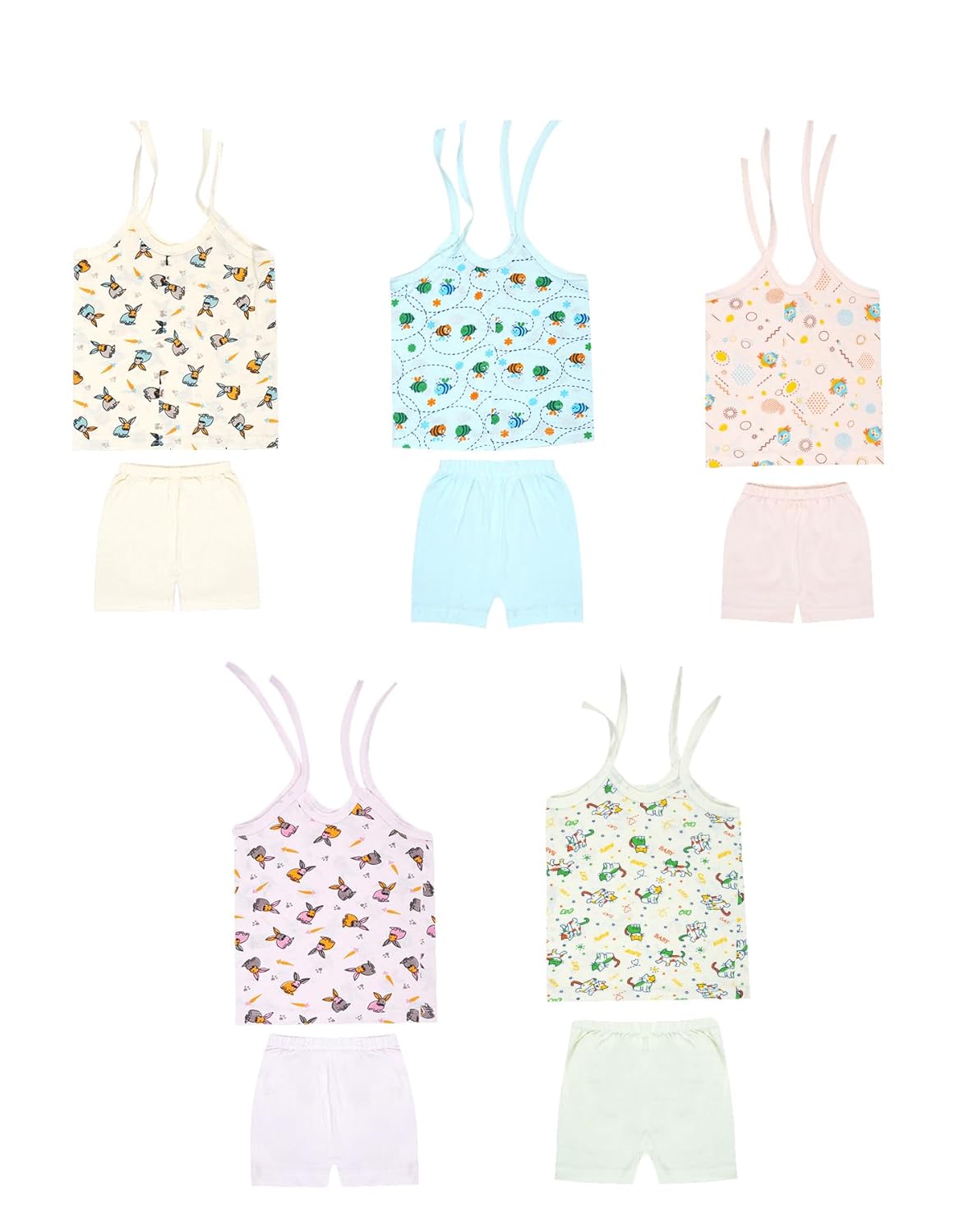 New born baby set 0-6 months pack of 5 set