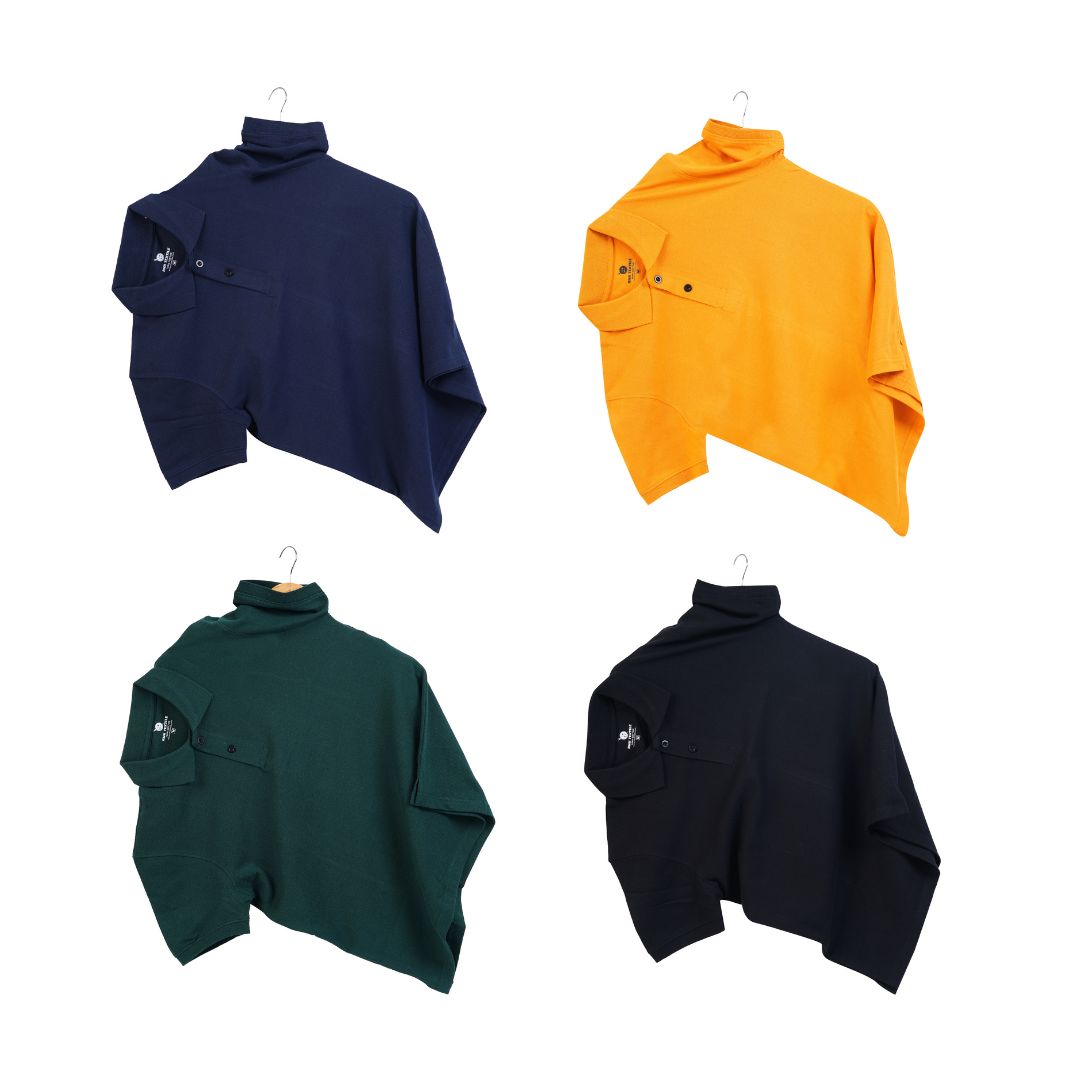 Combo of 4 Cotton Polo T shirts 999