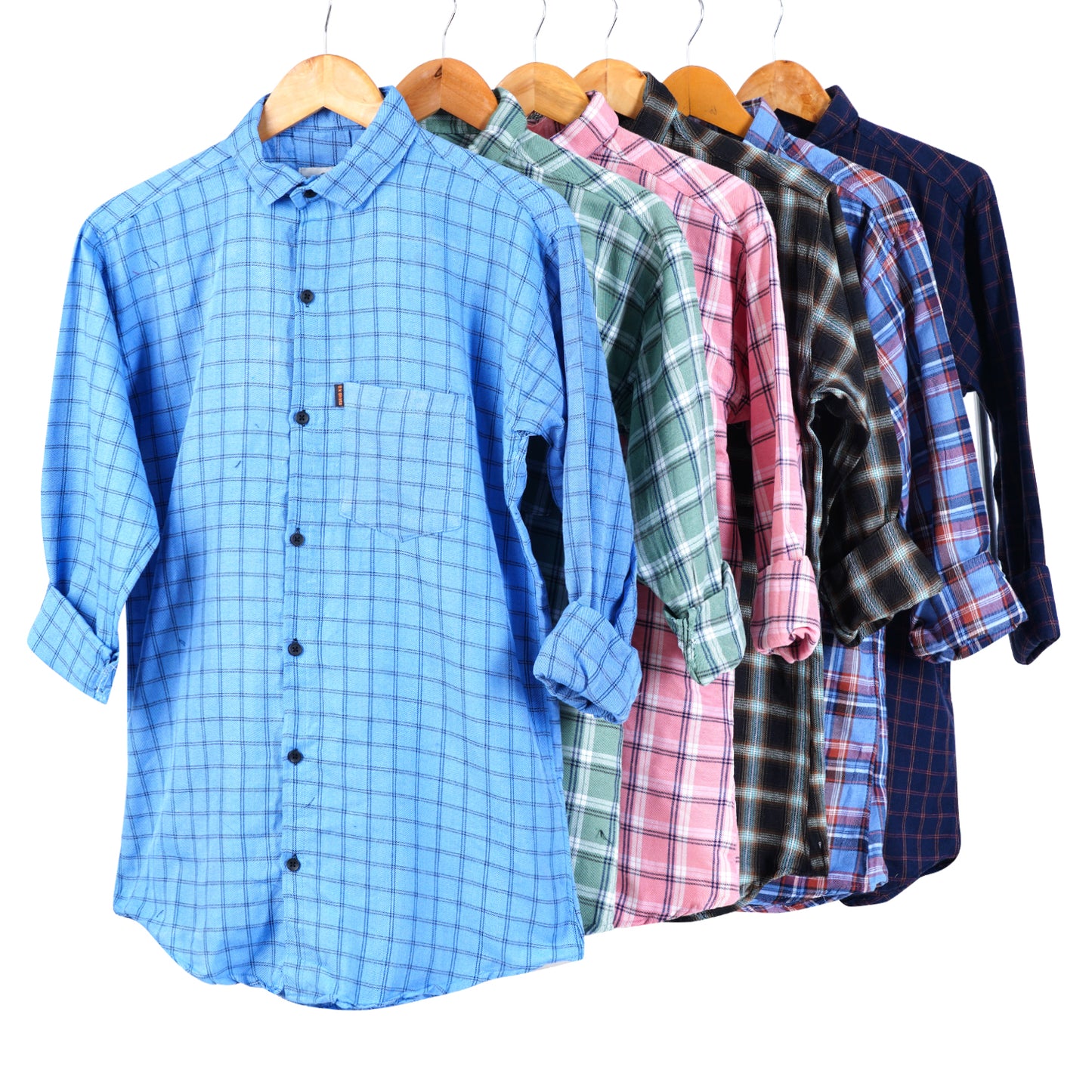 Combo of 5 Cotton Checked Shirts Rs. 999 Only