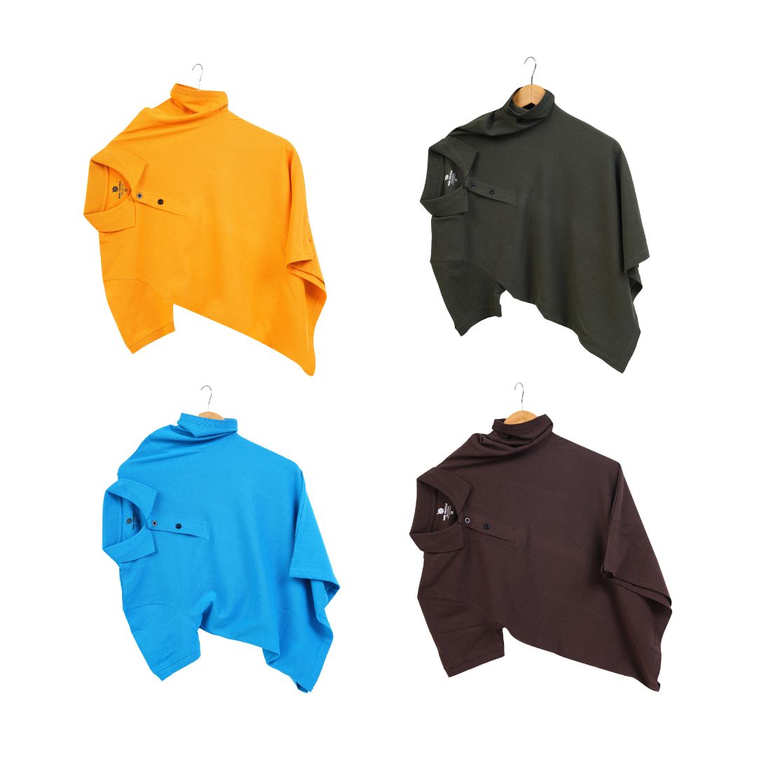 Combo of 4 Cotton Polo T shirts 999